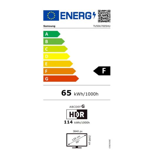 Samsung 50U7005H Televisor50 Pulgadas 4K UHD