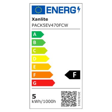 XANLITELED Candle Bulb E14 5W Neutral White Pack 3