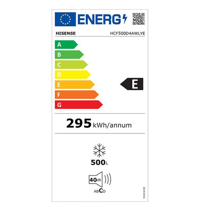 Hisense HCF500D4AWLYE Congelador Horizontal Clase E Blanco