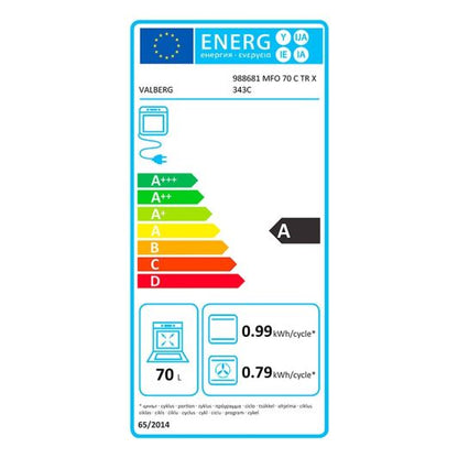 VALBERG MFO 70 C TR X 343C Horno Integrable 70L