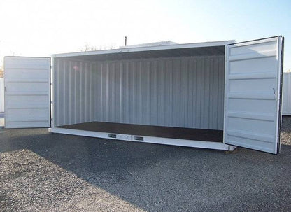 Contenedores Ejido Contenitore Marittimo 15 FT Open Side Bianco Acciaio Inox