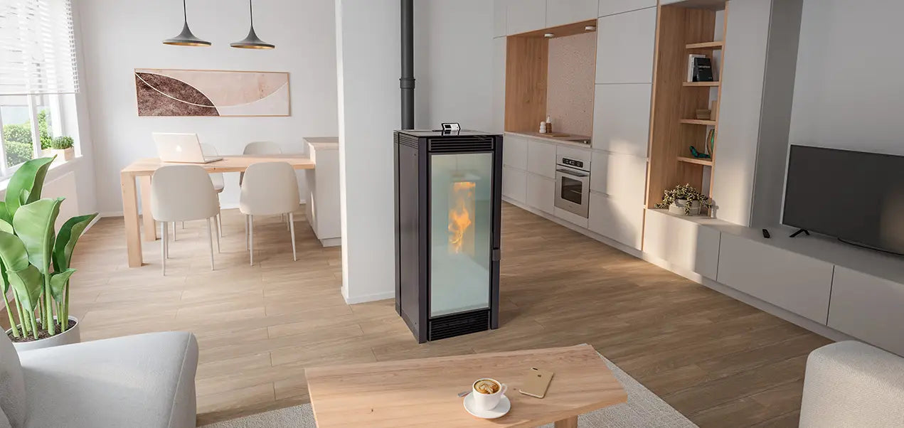 Ecoforest Dubai Estufa de Pellets Canalizable