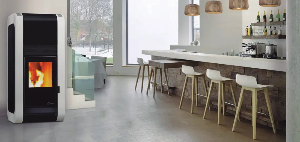 Ecoforest Oslo Estufa de Pellets Canalizable con WiFi