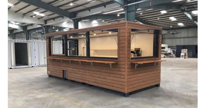 Contenitore 20 Ft Convertito in Caffetteria, Bar e Snack – Contenedores Ejido