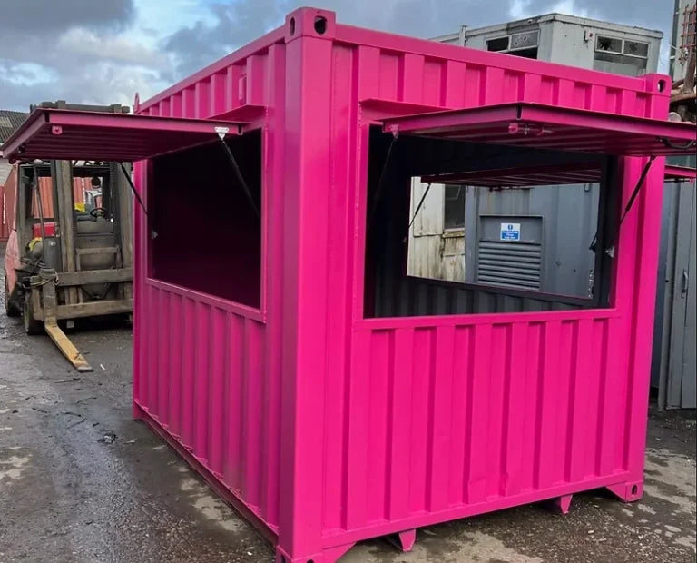 Contenedores Ejido Contenitore Bar 10 Piedi Rosa