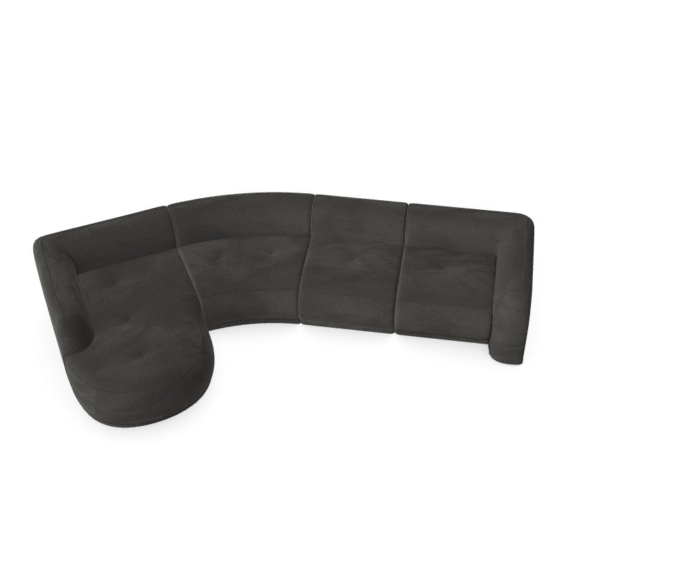 Luxusbetten24 Modulares Sofa Gio Wunschkonfiguration M_0PKSBWV 8‑Teilig Abriamo
