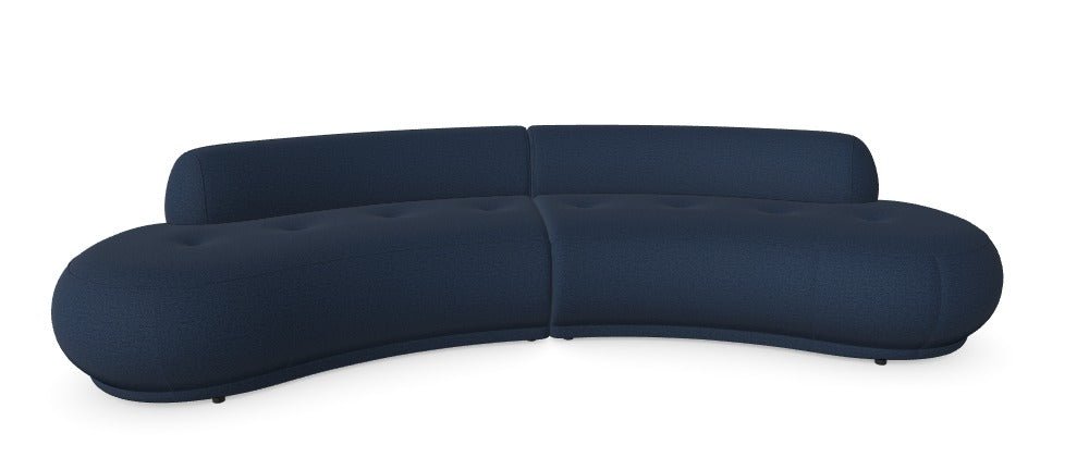 Luxusbetten24 Gio Modulares Sofa Langes Endmodul Offen Bezug Neve 77