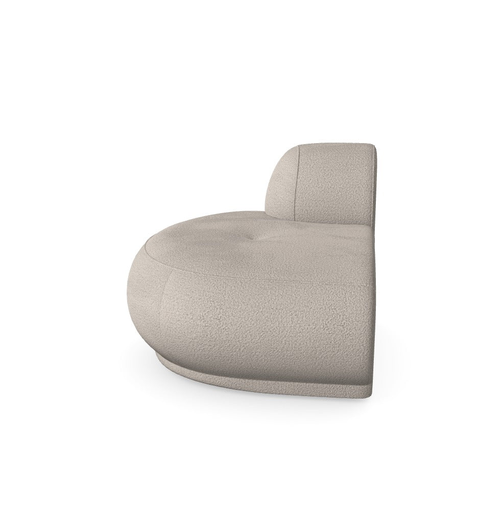 Modulares Sofa Gio – Endmodul Offen Links, Bezug Abriamo 3