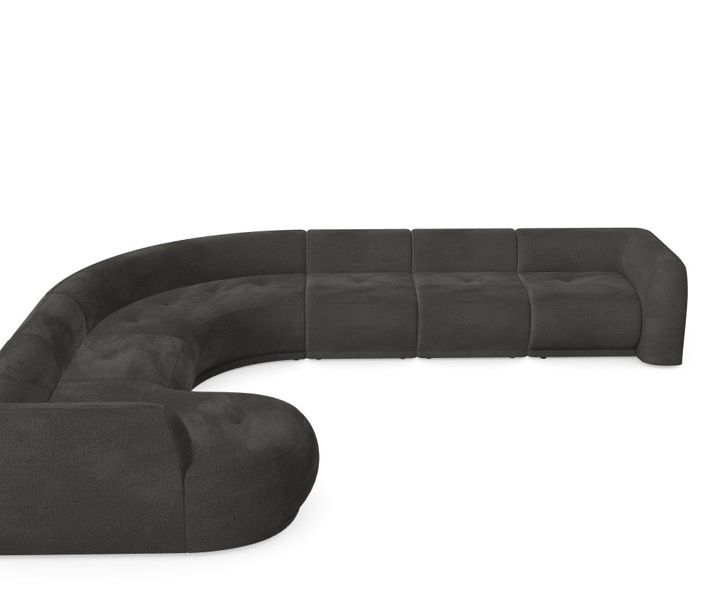 Luxusbetten24 Gio Modulares Sofa Abriamo 8 für Individuelles Wohnen