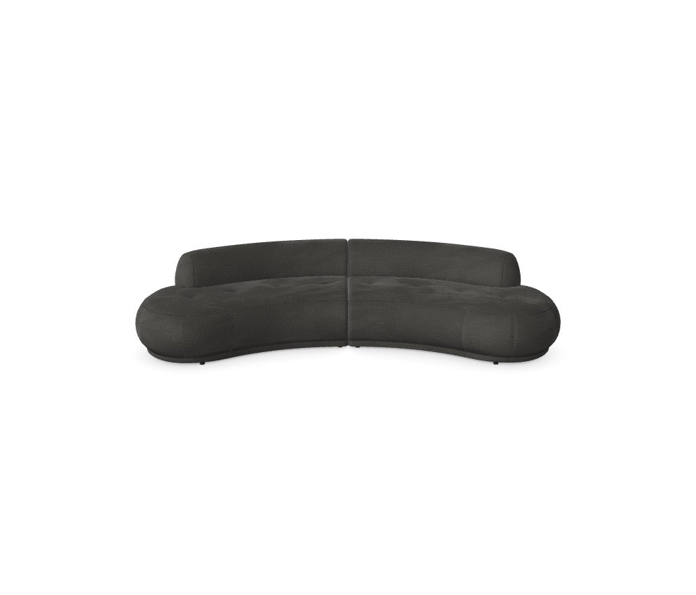 Luxusbetten24 Gio Modulares Sofa mit Langes Endmodul