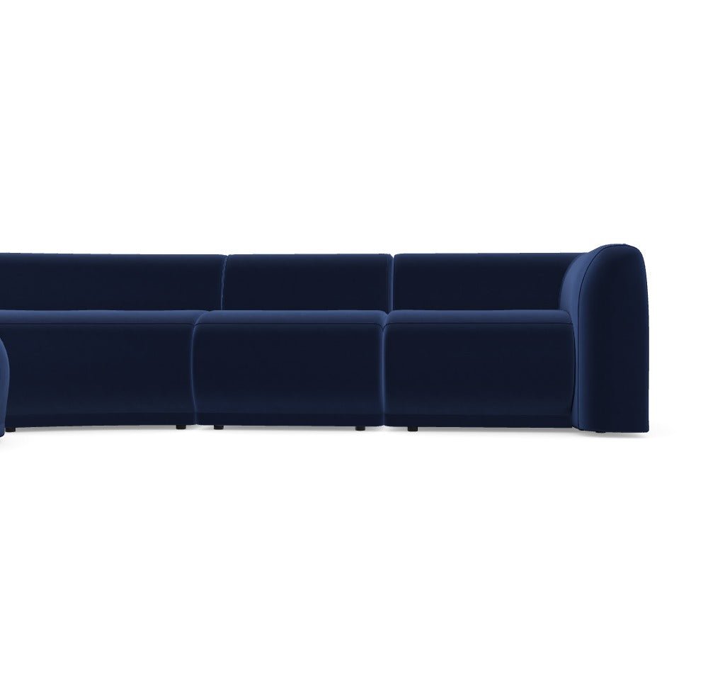 Luxusbetten24 Gio Modulares Sofa Magic Velvet 2216