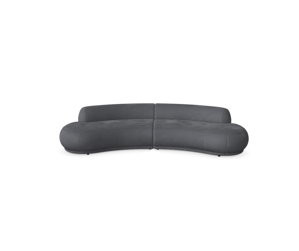 Luxusbetten24 Modulares Sofa Gio – Langes Endmodul Offen Links und Rechts
