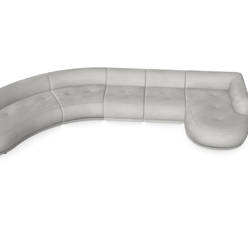 Luxusbetten24 Gio Modulares Sofa Mit Anafi 1 Bezug
