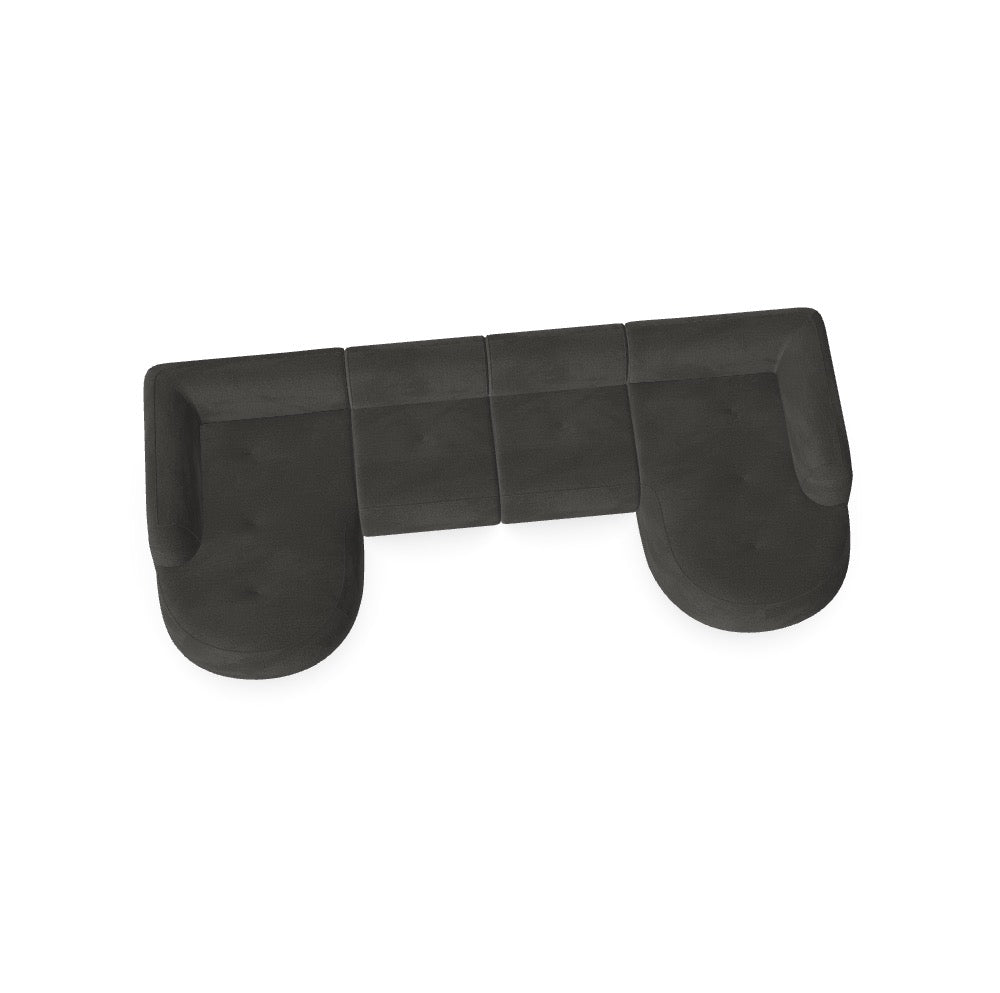 Luxusbetten24 Gio Modulares Sofa Abriamo 8 Bezug