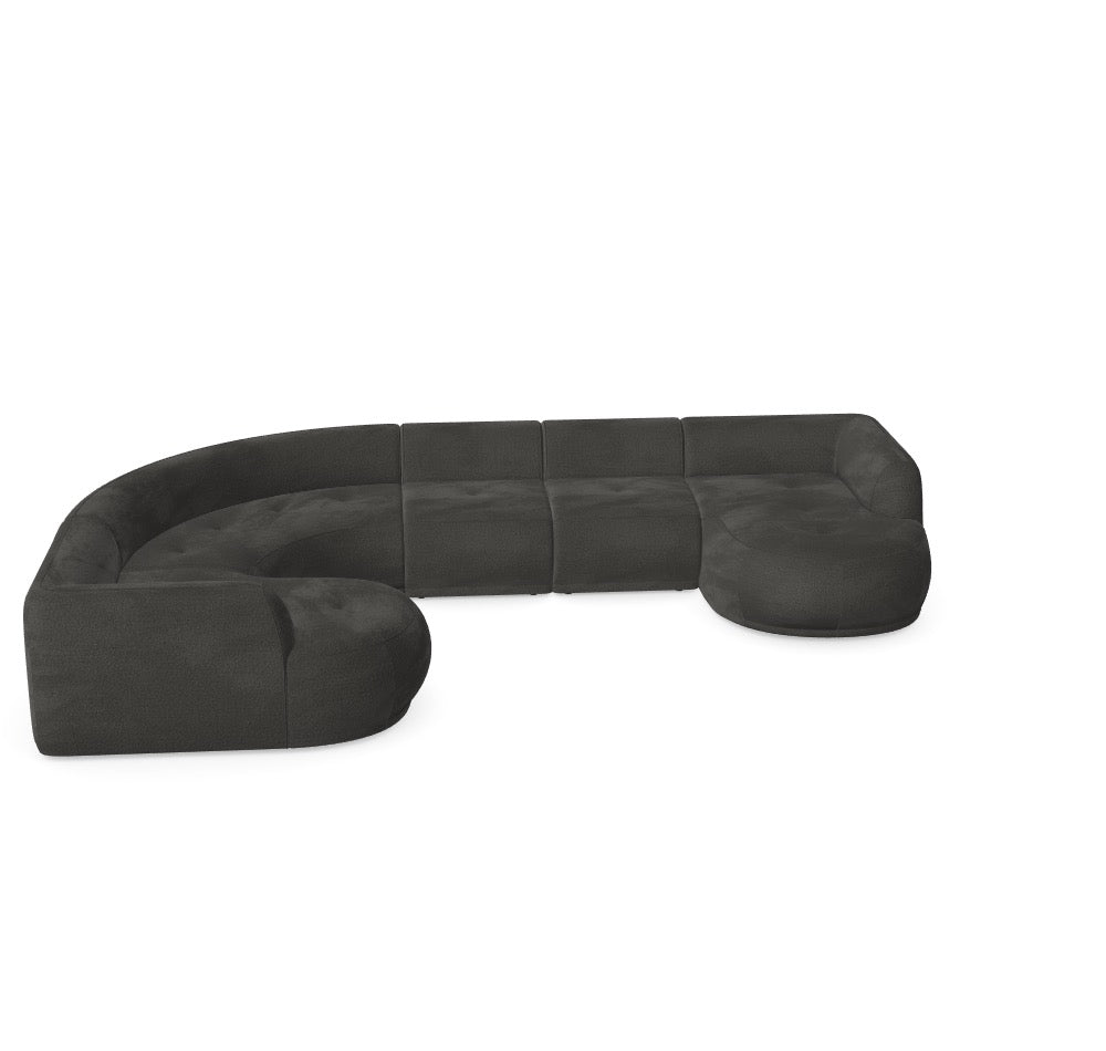 Luxusbetten24 Modulares Sofa Gio Mit Abriamo 8 Bezug