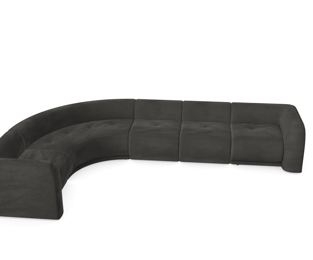 Luxusbetten24 Modulares Sofa Gio – Abriamo 8 Bezug Konfiguration