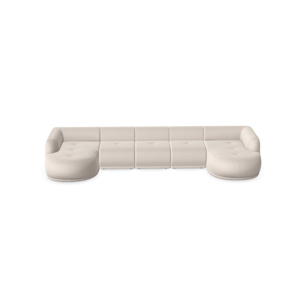 Luxusbetten24 Modulares Sofa Gio Magic Velvet 2274