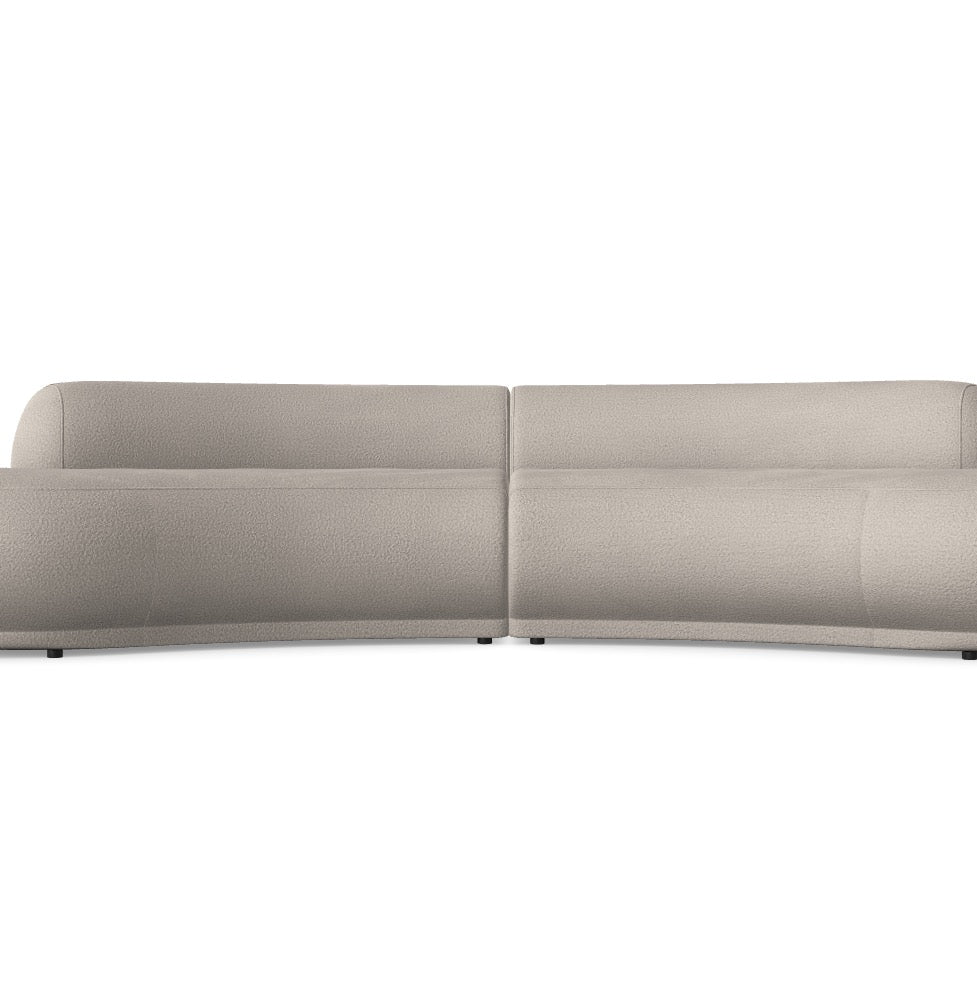 Luxusbetten24 Gio Modulares Sofa mit Abriamo 3 Bezug