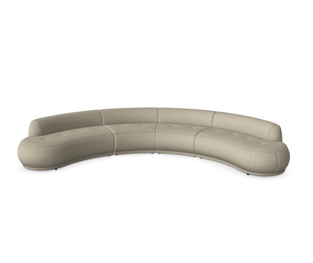 Luxusbetten24 Gio Modulares Sofa Wool 28
