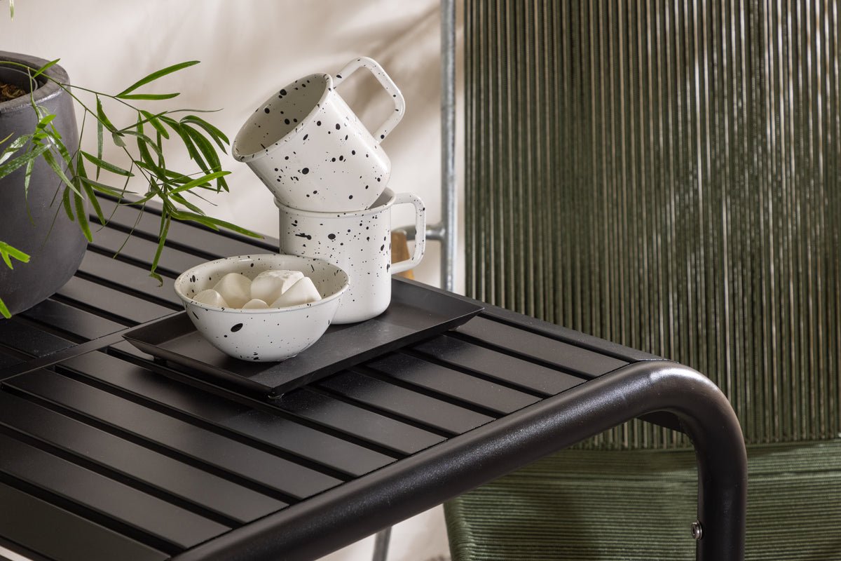 Kaloro Garten Cafégruppe 3‑teiliges Set Grün