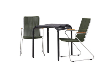 Kaloro Garten Cafégruppe 3‑teiliges Set Grün