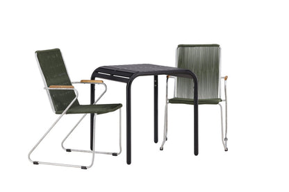 Kaloro Garten Cafégruppe 3‑teiliges Set Grün
