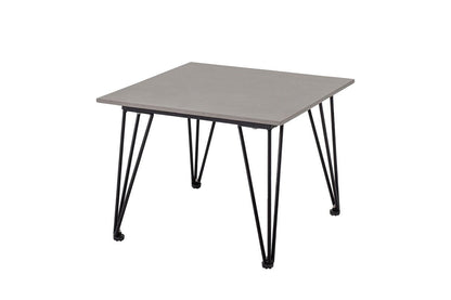 Garten-Couchtisch Rova – Fibercement mit Metallgestell