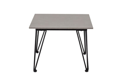 Garten-Couchtisch Rova – Fibercement mit Metallgestell