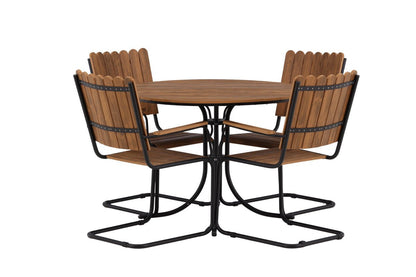 Garten Essgruppe Nativa – 5‑teiliges Gartenmöbel-Set in 3 Farben verfügbar