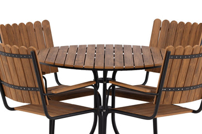 Garten Essgruppe Nativa – 5‑teiliges Gartenmöbel-Set in 3 Farben verfügbar