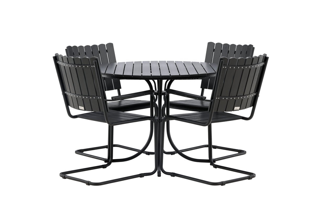 Garten Essgruppe Nativa – 5‑teiliges Gartenmöbel-Set in 3 Farben verfügbar