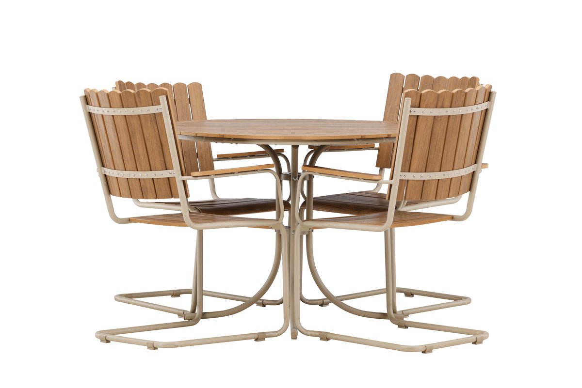 Garten Essgruppe Nativa – 5‑teiliges Gartenmöbel-Set in 3 Farben verfügbar