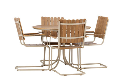 Garten Essgruppe Nativa – 5‑teiliges Gartenmöbel-Set in 3 Farben verfügbar