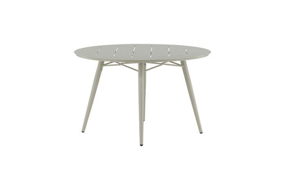 Arbor Beiger Aluminium Gartentisch Ø 120 cm Für Garten