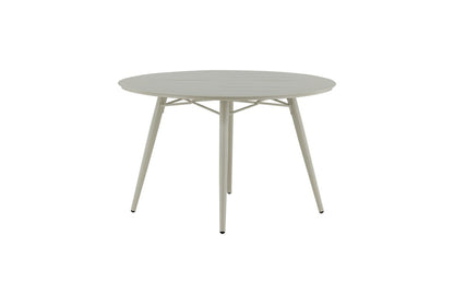 Arbor Beiger Aluminium Gartentisch Ø 120 cm Für Garten