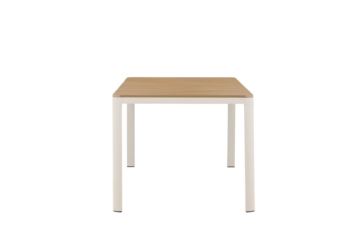 Garten Esstisch Ätna 210x90 cm Beige Tischplatte Aintwood