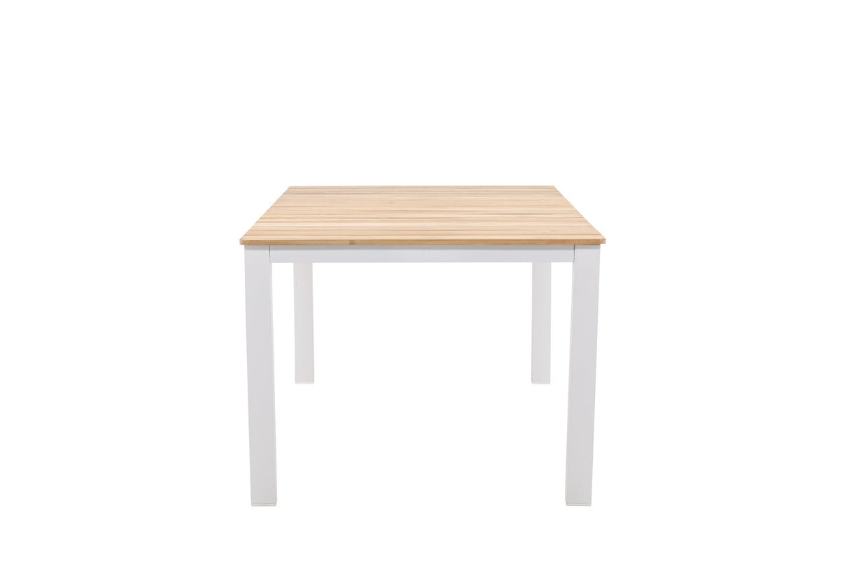 Garten Esstisch Eliano - 210x100 cm mit einer Tischplatte aus Teakholz in Naturoptik