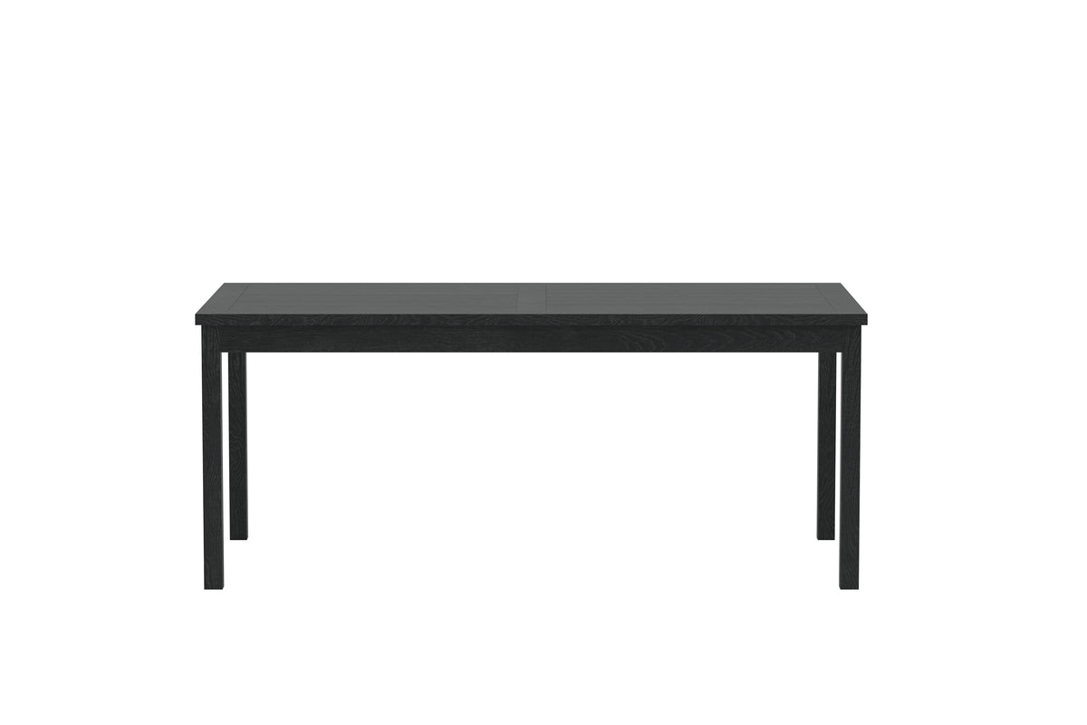 Garten Esstisch Lago – 180x90 cm Aus Weiß Gekalktem Oder Schwarzem Teakholz