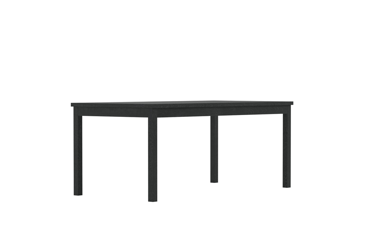 Garten Esstisch Lago – 180x90 cm Aus Weiß Gekalktem Oder Schwarzem Teakholz