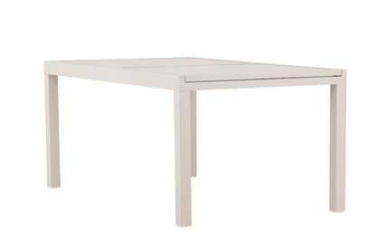 Luxusbetten24 Liora Ausziehbarer Gartentisch Beige 160‑240 cm Verlängerbar Robust