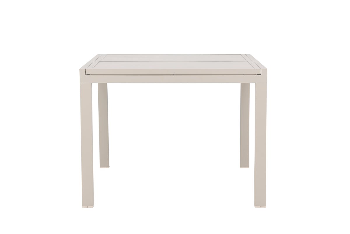 Luxusbetten24 Liora Ausziehbarer Gartentisch Beige 160‑240 cm Verlängerbar Robust
