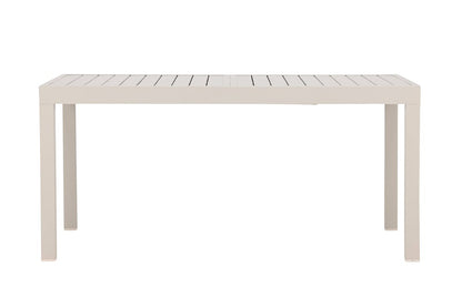 Luxusbetten24 Liora Ausziehbarer Gartentisch Beige 160‑240 cm Verlängerbar Robust
