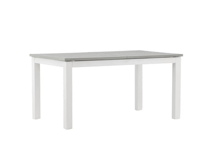 Luxusbetten24 Ravello Gartentisch Ausziehbar Alu‑Gestell Weiß 152‑210 cm Garten