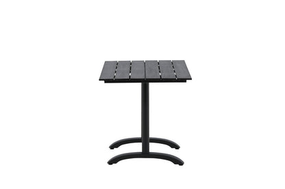 Luxusbetten24 Salento Garten Esstisch Aintwood 120x90 cm Schwarz