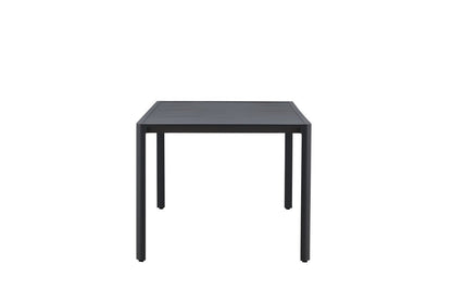 Luxusbetten24 Vento Gartentisch Aluminium 200×90 cm Beige Modernes Design Wetterfest