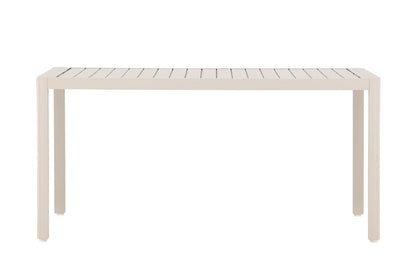 Garten Esstisch Vasta - 150x85 cm aus Aluminium in Beige oder Schwarz