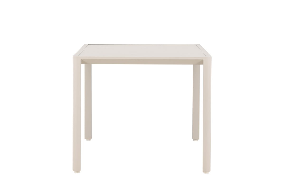 Garten Esstisch Vasta - 150x85 cm aus Aluminium in Beige oder Schwarz