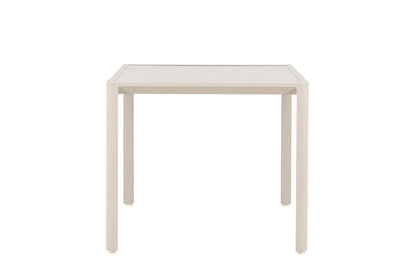 Garten Esstisch Vasta - 150x85 cm aus Aluminium in Beige oder Schwarz