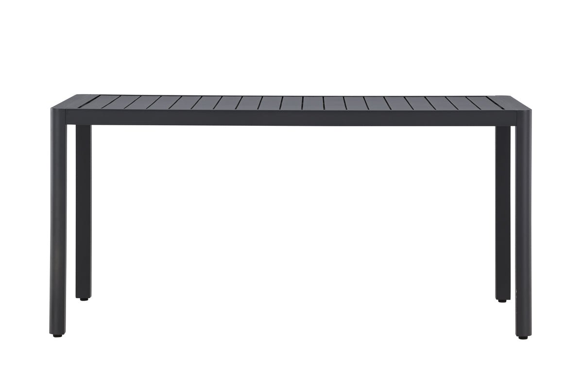Garten Esstisch Vasta - 150x85 cm aus Aluminium in Beige oder Schwarz