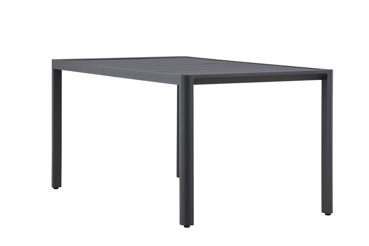 Garten Esstisch Vasta - 150x85 cm aus Aluminium in Beige oder Schwarz